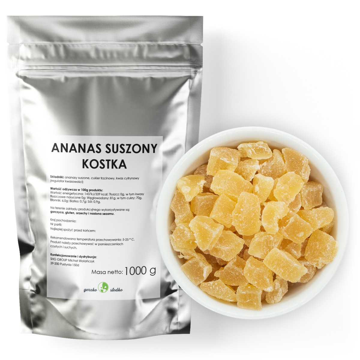 Ananas kostka